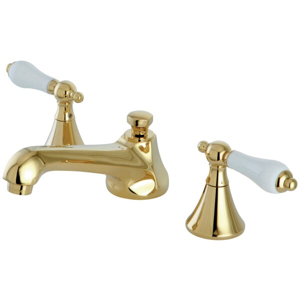 KS4472PL 8" Widespread Bathroom Faucet, Polished Brass